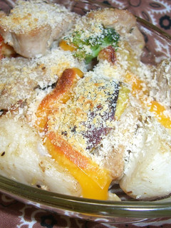 ★塩豚ハーブと根菜のパン粉焼き★-レシピのメイン写真