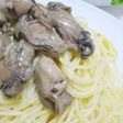 牡蠣のオリーブオイル漬けパスタ