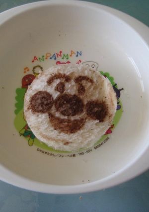 ふりかけプレートでアンパンマンサンド-レシピのメイン写真