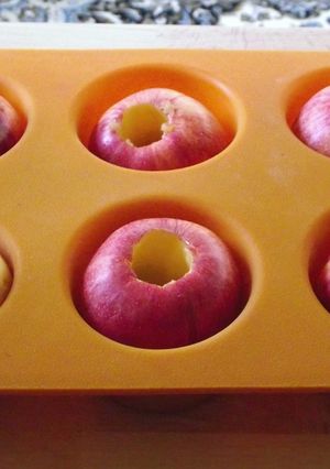 今年のＸｍａｓ焼きリンゴ、マフィン型で-レシピのメイン写真