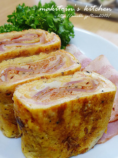 ベーコンエッグ♡な卵焼き-レシピのメイン写真