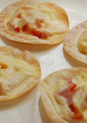 残り物で簡単!餃子ピザ-レシピのメイン写真