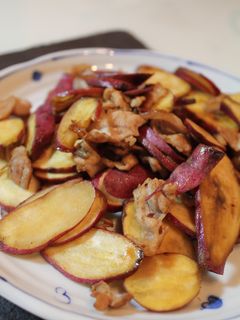 サツマイモと豚肉のオイスター炒め-レシピのメイン写真