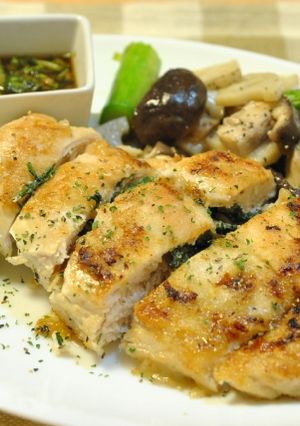 ☆春菊をアクセントに絶品チキンステーキ☆-レシピのメイン写真