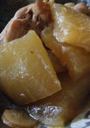 圧力鍋で冬瓜と鶏手羽元の煮込み-レシピのメイン写真