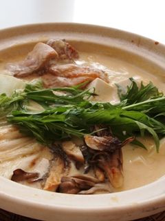 冬に体が温まる♪白味噌豆乳鍋 -レシピのメイン写真