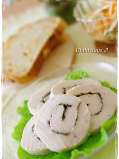バジルチーズの鶏ハム-レシピのメイン写真