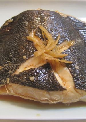 ルクエでカレイの煮付けだよ!(追記あり)-レシピのメイン写真