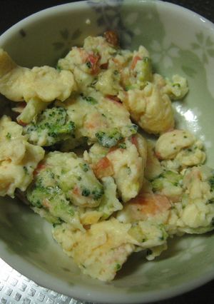 色々野菜のフワフワたまごとじ（離乳食）-レシピのメイン写真