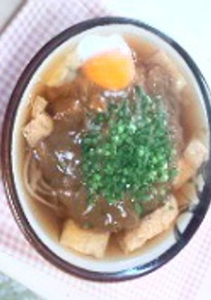 余ったカレーで！カレーそば＃Ｏ６-レシピのメイン写真