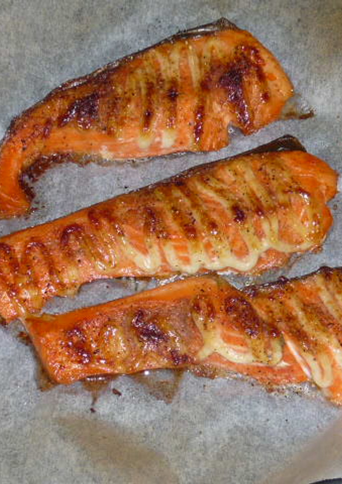 鮭のカレーマヨ焼き-レシピのメイン写真