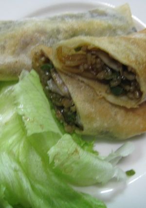 中華名菜で青椒肉絲の春巻-レシピのメイン写真