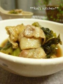 高菜と豚肉の炒め煮-レシピのメイン写真