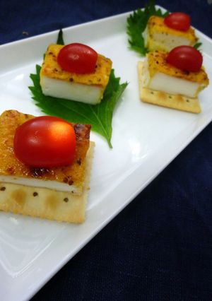 はんぺんのカレー風味マスタード焼き-レシピのメイン写真