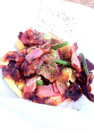 さつま芋とベーコンの包み焼き-レシピのメイン写真