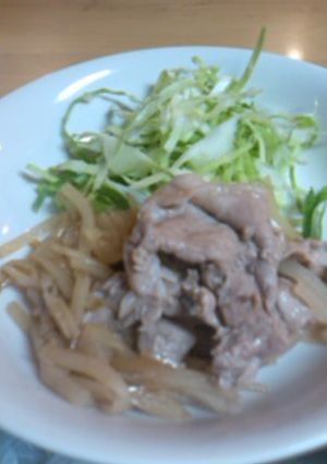 ジャガイモと豚肉の簡単タカラ本みりん炒め-レシピのメイン写真