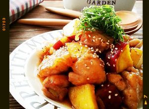 ご飯もお酒も進むよ～❤鶏肉とさつま芋炒め-レシピのメイン写真