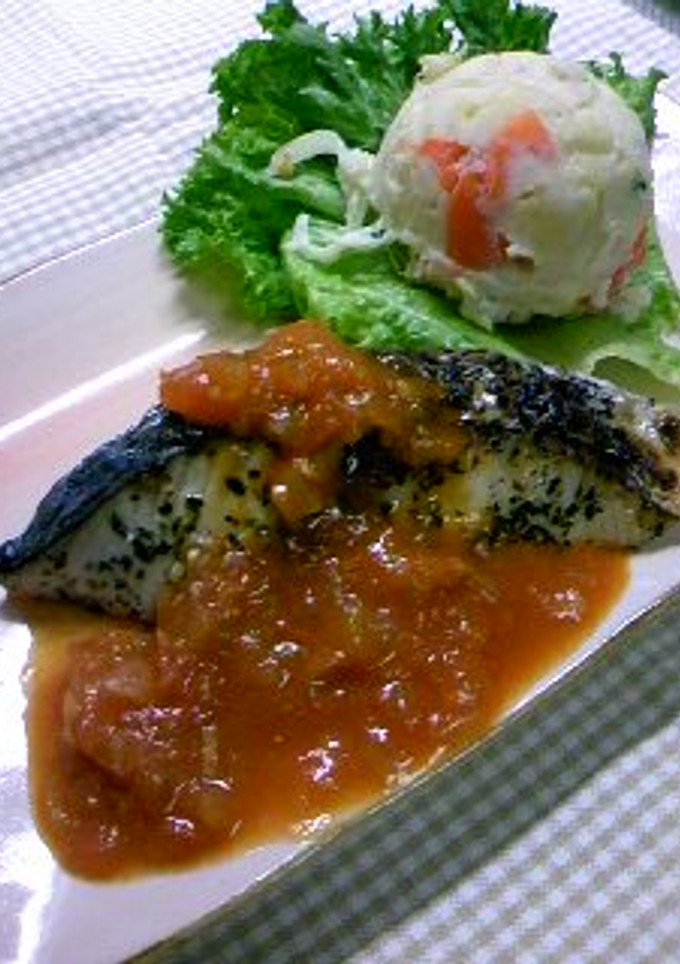鰆のトマトソースかけ-レシピのメイン写真