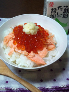 鮭といくらの親子丼-レシピのメイン写真