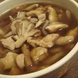 まいたけと鶏肉のあったかうどん
