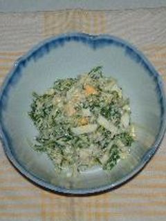 水菜の白和えサラダ-レシピのメイン写真