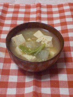 白菜と豆腐のお味噌汁-レシピのメイン写真