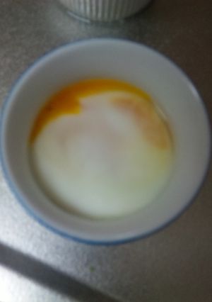 ☆電子レンジで簡単☆温泉卵☆-レシピのメイン写真