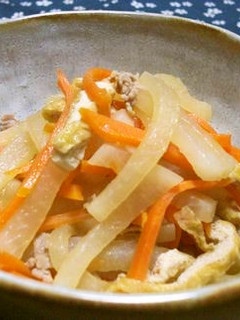 大根・人参・油揚げでほっこり味の煮物-レシピのメイン写真