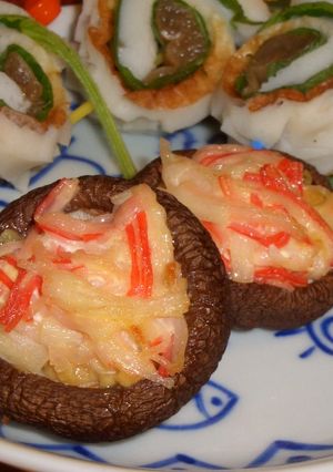 カニみそ風味のシイタケグリル❀-レシピのメイン写真