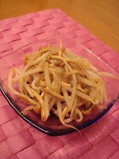 ★なめこともやしのポン酢和え★-レシピのメイン写真