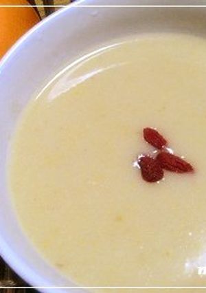 簡単美味しい！柿まるごとポタージュスープ-レシピのメイン写真