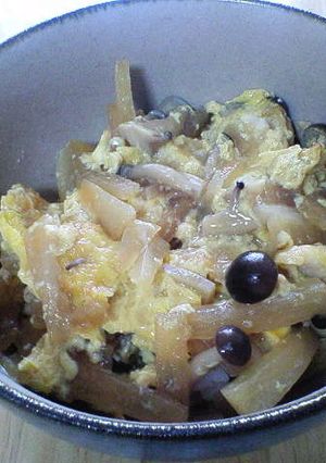 煮物とチキンナゲットでかんたん親子丼-レシピのメイン写真