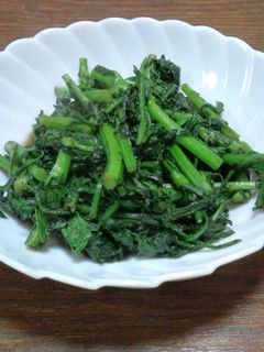 春菊の炒め物-レシピのメイン写真