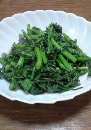 春菊の炒め物-レシピのメイン写真