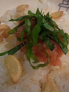 ガーリックライス明太子のせ~♪-レシピのメイン写真