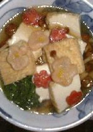 ☆絹あげのなめこあんかけ･春☆-レシピのメイン写真