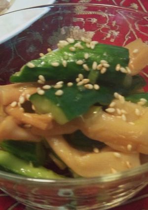 きゅうりとメンマ de 中華風和え物-レシピのメイン写真
