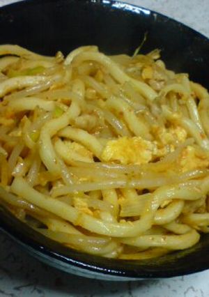風邪予防!辛い焼きうどん-レシピのメイン写真