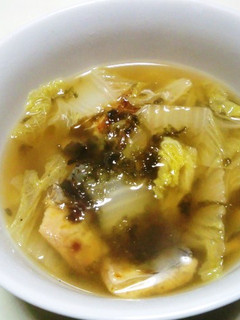 鰻と白菜のお吸い物-レシピのメイン写真