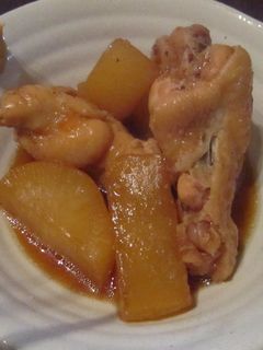*手羽元と大根の甘辛煮*-レシピのメイン写真