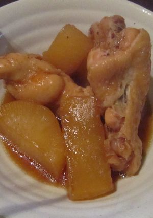 ＊手羽元と大根の甘辛煮＊-レシピのメイン写真