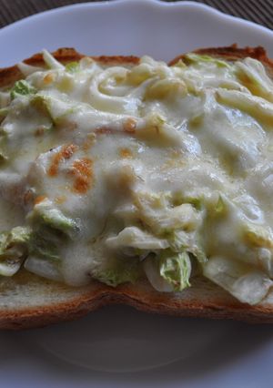 ☆シャキシャキ♪白菜トースト☆-レシピのメイン写真
