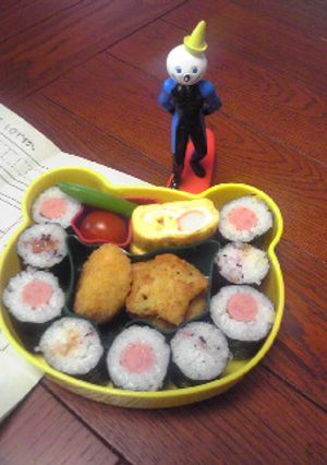 子供に喜ばれるお弁当！細巻き寿司-レシピのメイン写真