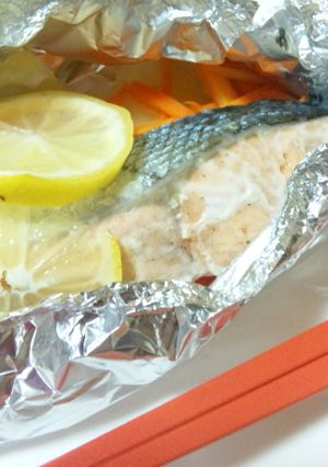 鮭とじゃがいものホイル焼き-レシピのメイン写真