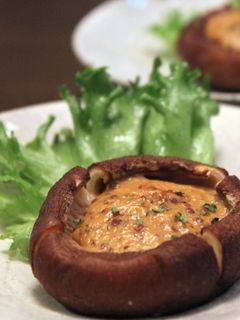 椎茸のポン酢マスタード焼き。-レシピのメイン写真
