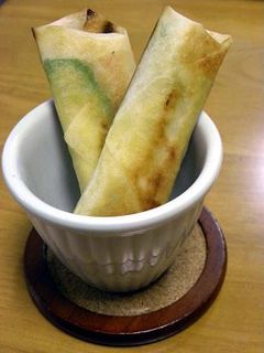 モッツァレラがトロ~焼き春巻き-レシピのメイン写真
