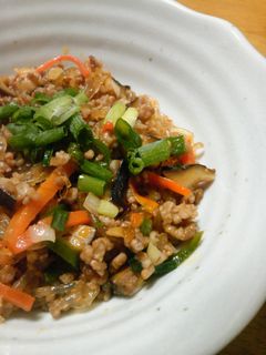 春雨のひき肉炒め チャプチェ風☆-レシピのメイン写真