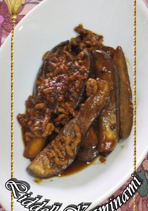 家常茄子（ナスと豚ひき肉の味噌炒め）-レシピのメイン写真