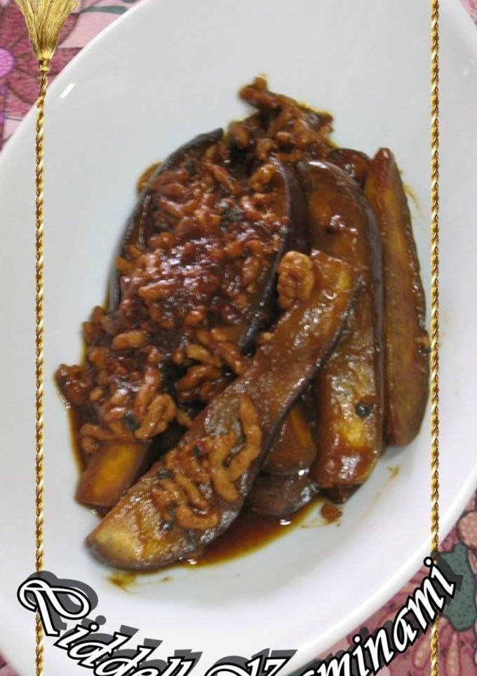 家常茄子（ナスと豚ひき肉の味噌炒め）-レシピのメイン写真