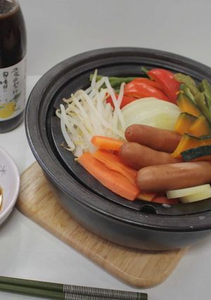 野菜のヘルシー蒸し鍋-レシピのメイン写真